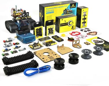 Сумісний із Arduino IDE, електронний програмований STEM Robot DIY Kit, Навчіться кодувати за допомогою Scratch/Arduino для дорослих підлітків