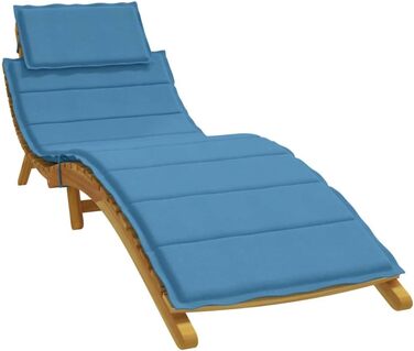 Подушка для шезлонга CIADAZ Melange Blue 186x58x3 см тканина, подушка для шезлонга, подушка для шезлонга, подушка для шезлонга, подушка для лави, подушка для стільця для високих стільців, подушки для шезлонга - 4002480