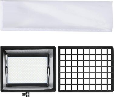 Розсіювач GVM Softbox для LED відео світла, RGB 680RS, 880RS, 1000D Series Softbox підходить для світлодіодного студійного світла, фотосвітла, світлодіодного відео освітлення, 880RS Світлодіодне відео світло Softbox Аксесуари Softbox-700