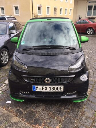 Чохли для фар Evil Eye чорний smart fortwo 451