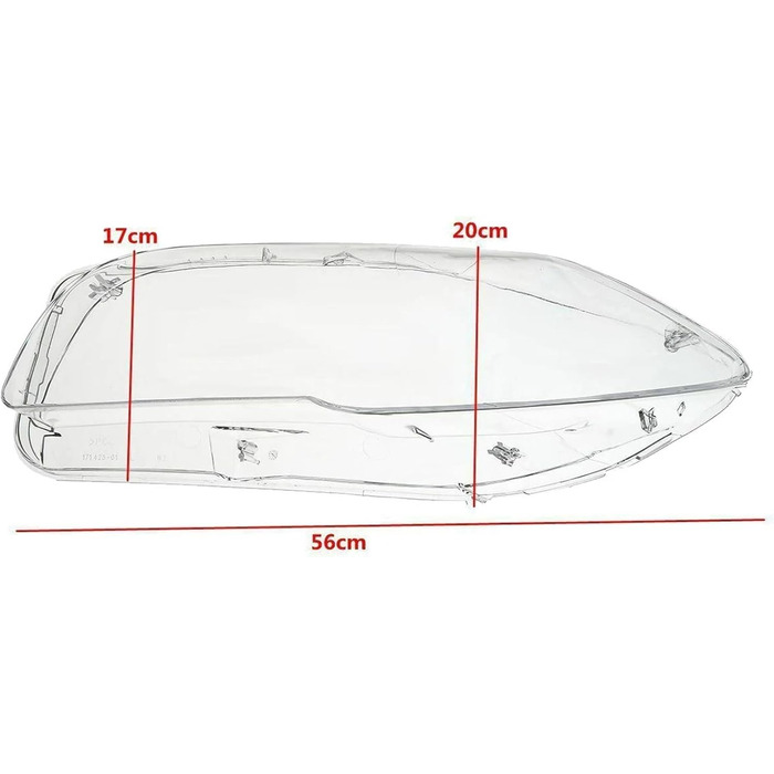 Автомобільний чохол для фар 5 серії F10 F18 520 523 525 535 530 2010 2011 2012 2013 2014 права передня фара головного світла лампа кришка лінзи фари Прозора кришка скла