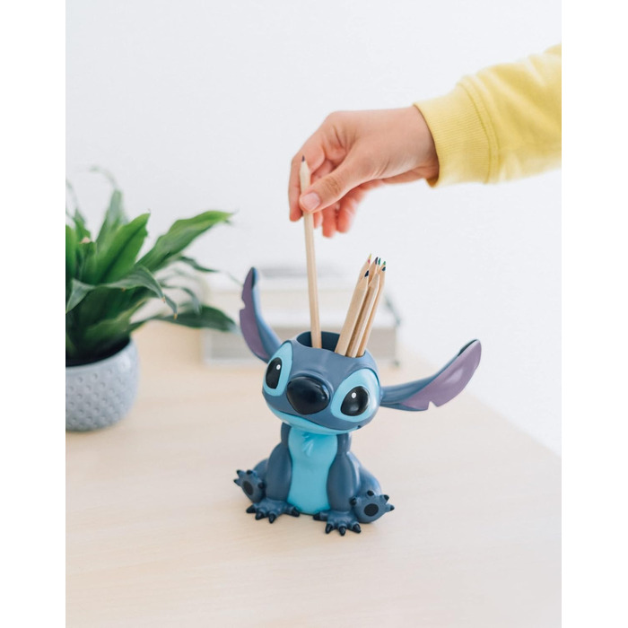 Тримач для олівців Grupo Erik Walt Disney Desk Organizer - Тримач для олівців Lilo and Stitch Figure - Настільні аксесуари Disney Merchandise - Органайзер для ручок Diseny Merch