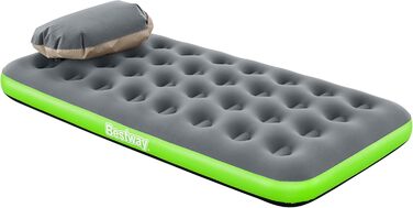 Надувне ліжко Bestway з подушкою-насосом Roll & Relax Single XL/Lo 188 x 99 x 22 см