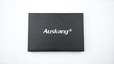 Ультратонкий портативний зарядний пристрій Auskang Powerbank USB C з кабелем 0,68 см Ультратонкий і легкий зовнішній акумулятор, сумісний з iPhone 15, Samsuang, Xiaomi тощо - чорний