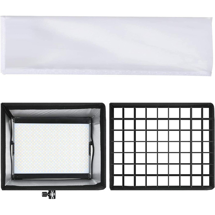 Розсіювач GVM Softbox для LED відео світла, RGB 680RS, 880RS, 1000D Series Softbox підходить для світлодіодного студійного світла, фотосвітла, світлодіодного відео освітлення, 880RS Світлодіодне відео світло Softbox Аксесуари Softbox-700