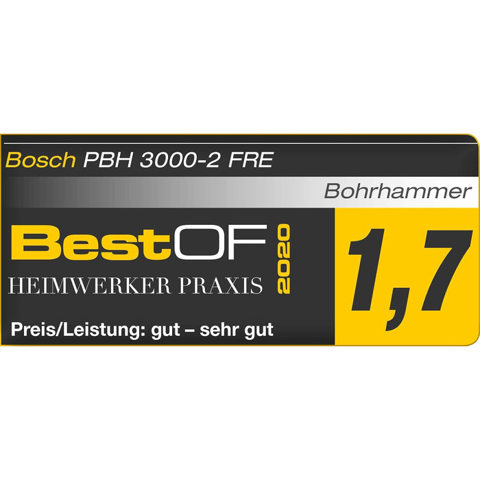 Перфоратор Bosch PBH 3000-2 FRE (750 Вт, з патроном SDS, в кейсі)