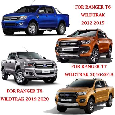 Бампер Протектор Спойлер Пікап для Ford Ranger 2012-2022, T6 T7 T8 XL XLT Wildtrak Platinum Tremor Raptor