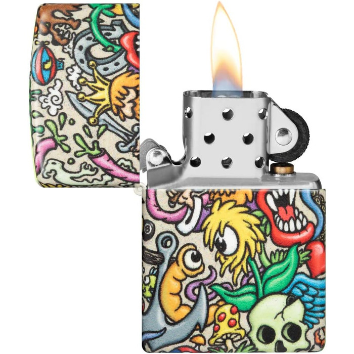 Кишенькова запальничка Zippo Crazy Collage 540 кольорів Crazy Collage у 540 кольорах