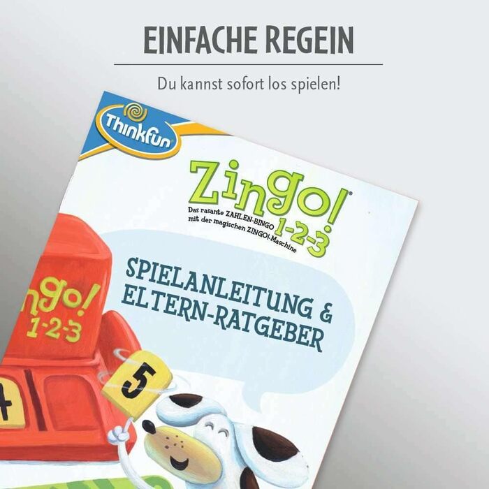 Швидке числове лото для дітей віком від 4 років, 76352 - Zingo 1-2-3 -