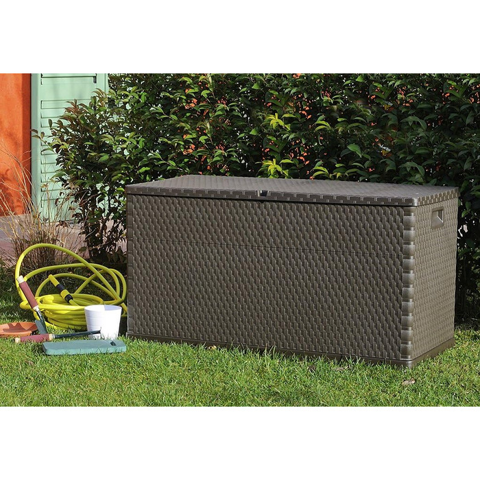 Коробка для подушки Toomax Multibox Rattan 420, коричнева