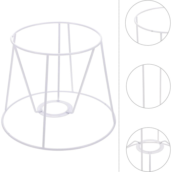 Каркас абажура Healifty Залізний художній трапецієподібний абажур Захисний чохол для настільної лампи Підвісний світильник Стельовий світильник Настінний світильник Прикраса домашнього готелю Матеріал для рукоділля