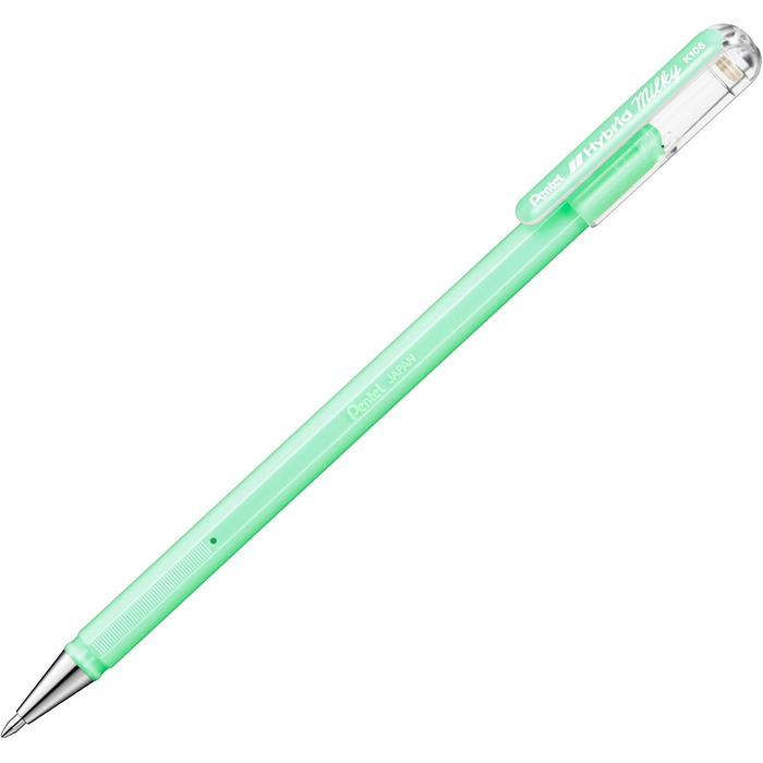 Пакетик для чорнила Pentel K108P Hybrid Milky Pastel 6 шт. 1 гібридний подвійний металік K110 Безкоштовно в асортименті