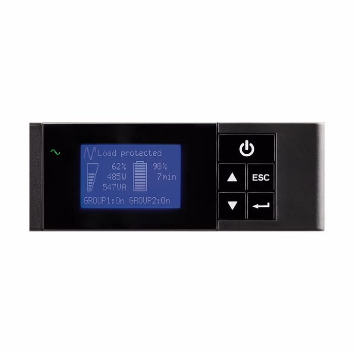 Живлення Eaton 5P 1150i 1150 ВА//770 Вт Стійка 1U USB RS232 та релейний контакт 5 хв Час роботи 700 Вт, один розмір, 5P1150IR