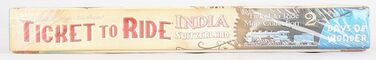 Дні чудес, Квиток на атракціон - Індія Швейцарія, Розширення карти, Сімейна гра, Настільна гра, 2-4 гравці, Від 8 років, 45 хвилин, Німецька, Багатомовна 3-я розгортка карти б. Індія Швейцарія
