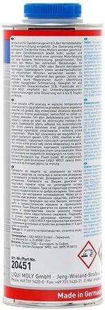 Протектор клапана LIQUI MOLY для автомобілів, що працюють на газі 1 л Присадка до бензину Номер товару 20451