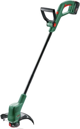 Для дому та саду 06008C1A03 Тример для трави Bosch EasyGrassCut 18V-230 ( акумулятор 2,0 Агод, система 18 Вольт, діаметр ріжучого кола 23 см, в коробці) Класичний зелений