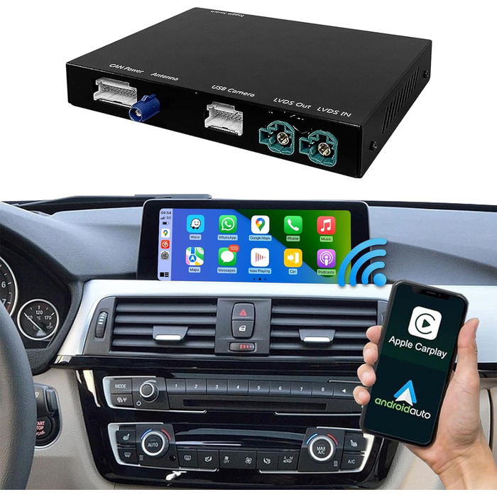 Для BMW 3 4 5 6 7 Series X1 X3 X4 X5 X6 2012-2016 Рік з системою NBT, з Apple Carplay Комплект модернізації Декодер Mirrorlink, навігація