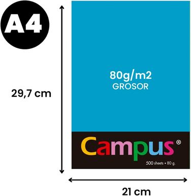 Папір, 500 аркушів, 80 г, 15 кольорів, клей-олівець A4 & Pritt, безпечний і зручний для дітей клей для мистецтва та рукоділля, ручка Pritt 4x22 г (пакет з фольгою для ламінування), 002210