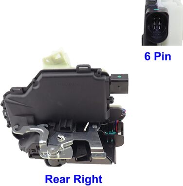 Привід для замка задніх дверей для Passat B5 для гольфу, для Jetta Mk4 для жука, привід дверного замка 3B1837015A Привід дверного замка передній задній лівий правий бік (задній правий)
