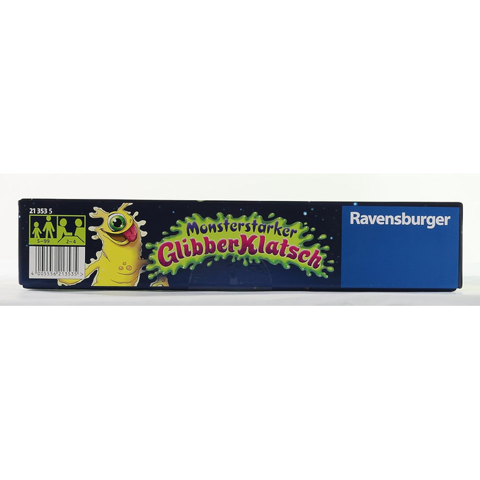 Дитяча гра Ravensburger Monsterstarker Glibber-Klatsch, салонна та сімейна гра, для дітей та дорослих, для 2-4 гравців, від 5 років Monsterstarker Glibberklatsch