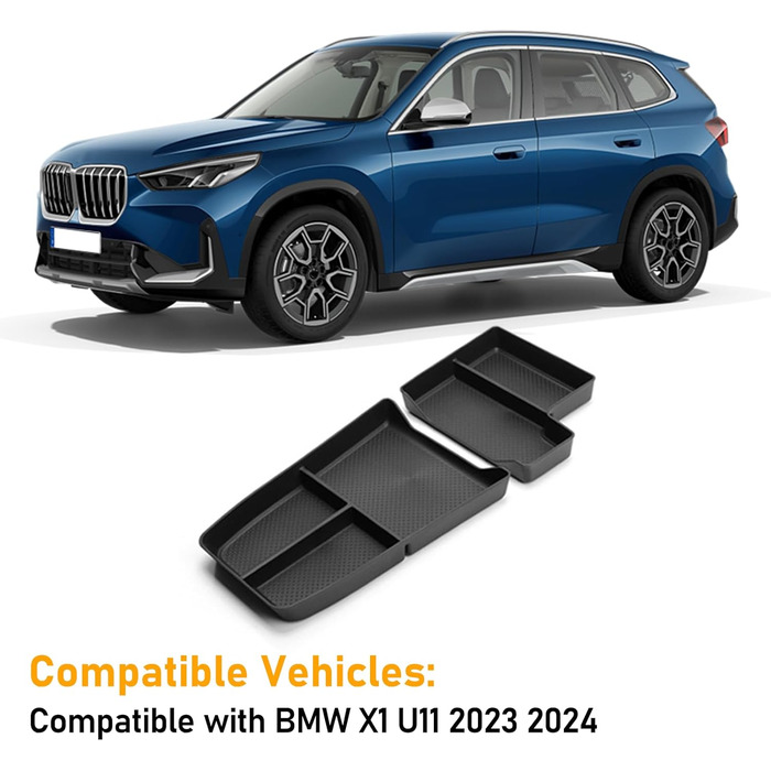 Сумісний з центральною консоллю Коробка для зберігання BMW X1 U11 2023 2024 Органайзер Підлокітники Ящик для зберігання X1 U11 2023 2024 Аксесуари