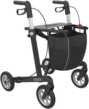 Шини Rehasense Server Aluminium Lightweight Rollator black L - 62 см TPE