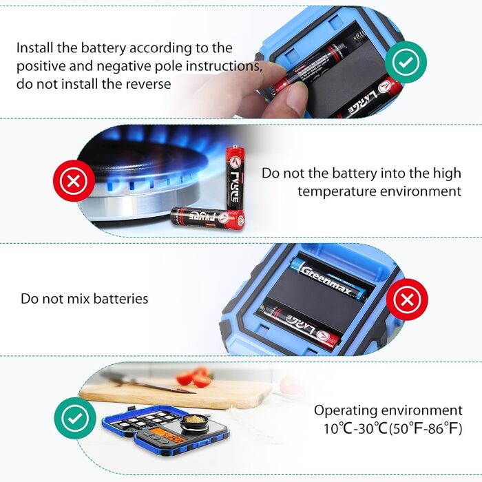 50g/0.001g Precision Pocket Scale Jewelry Scale, LCD Mini Scale Portable, Tare Function, 10g x 2 pcs Calibration Weights - Blue, 50g/0.001g Precision Pocket Scale Jewelry Scale, LCD Mini Scale Portable, Tare Function, 10g x 2 pcs Calibration Weights - Blu