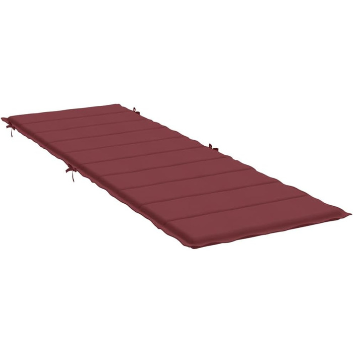 Подушка для шезлонгу ZEYUAN Melange Wine Red 186x58x3 см Тканина, Подушка для шезлонга, Подушка для шезлонга, Подушка для шезлонга, Подушка для лави, Подушка для стільця для високих стільців, Подушки для шезлонга - 4002485