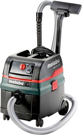 Універсальний пилосос Metabo ASR 25 L SC - 602024000 - Пилосос для вологого/сухого прибирання з напівавтоматичним очищенням фільтра - довжина кабелю 8 м