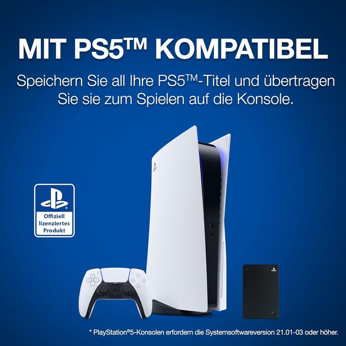 ТБ, портативний зовнішній жорсткий диск, 2,5 дюйма, USB 3.0, чорний, номер моделі STLL4000200 PS4/PS5 4TB black, 4/PS5, 4