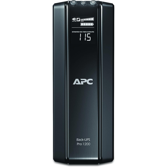 ДБЖ APC by Schneider Electric Back UPS PRO 900 ВА потужністю 900 ВА - BR900G-GR - в т.ч. страхування захисту пристрою вартістю 150 000 євро (5 функцій енергозбереження, багатофункціональний дисплей) (живлення 1200 ВА, виходи IEC - IEC, одинарний)