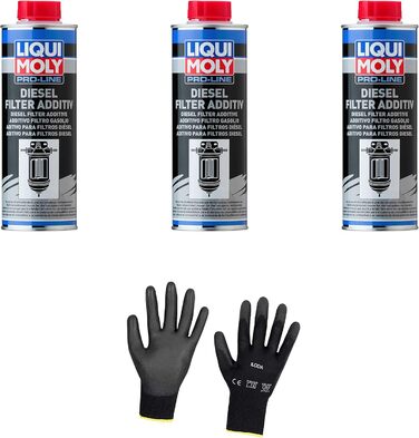 Захисні рукавички Iloda 3xOriginal Liqui Moly 500 мл Pro-Line з присадкою до дизельного фільтра 20790