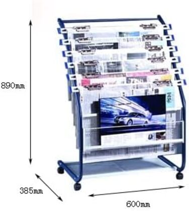 Підлоговий стелаж для журналів Стелаж для газет Кліп Стелаж для газет Стелаж для газет Рекламні матеріали Підлоговий дисплей Зберігання Просте зберігання Стелаж для газет Інформаційний стелаж