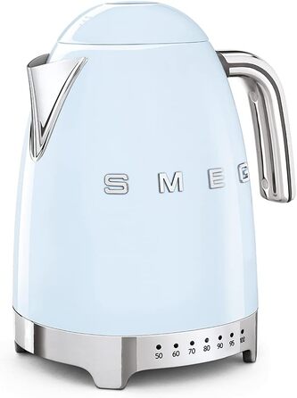 Чайник Smeg KLF04PBEU, 2400, 1,7 літра, Пастельно-блакитний одномісний