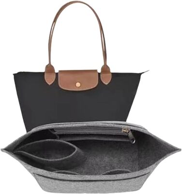 Органайзер для сумок ука для Longchamp Le Pliage, для органайзера Longchamp, органайзер для сумок з фетру, з багатофункціональними кишенями великої місткості M