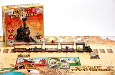 Настільні ігри Ludonaute LUCOEX01FR - Colt Express, різнокольорові, L