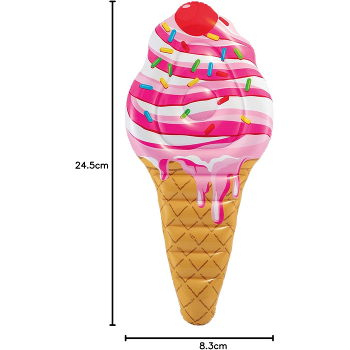 Надувний матрац Intex 58762EU ''Ice Cream MAT'', 224 x 107 см односпальний