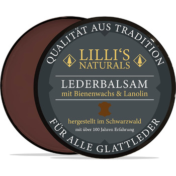 Крем для взуття Lillis Leather Care Leather Balm 200мл в наборі з щіткою для взуття та щіткою-банкою Leather Care Brown 