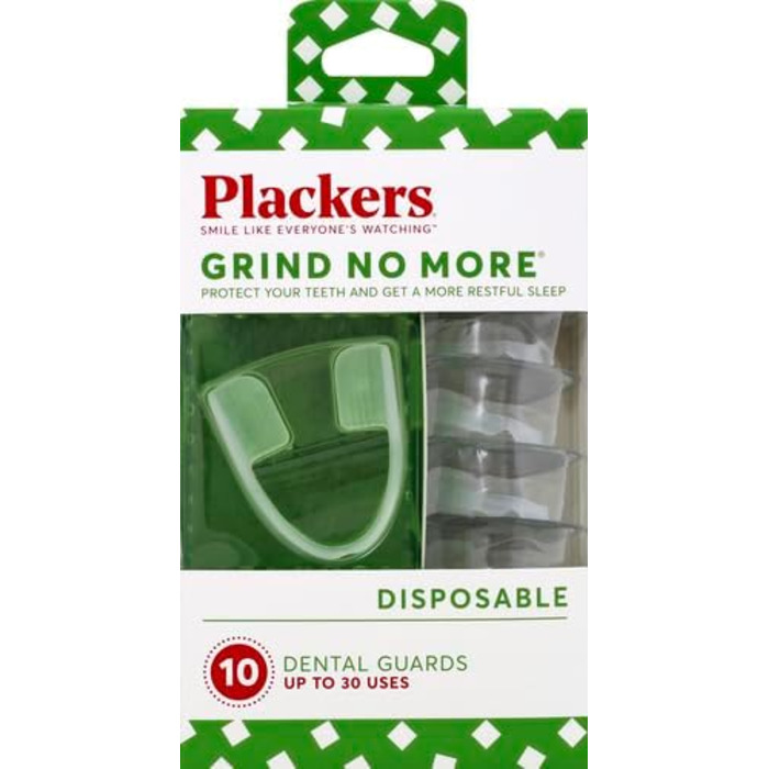 Капа Plackers Grind No More Teeth Grining, синя, 10 шт.