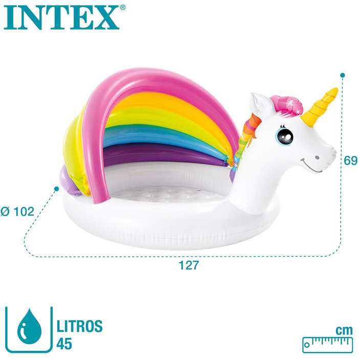 Дитячий басейн Intex Unicorn