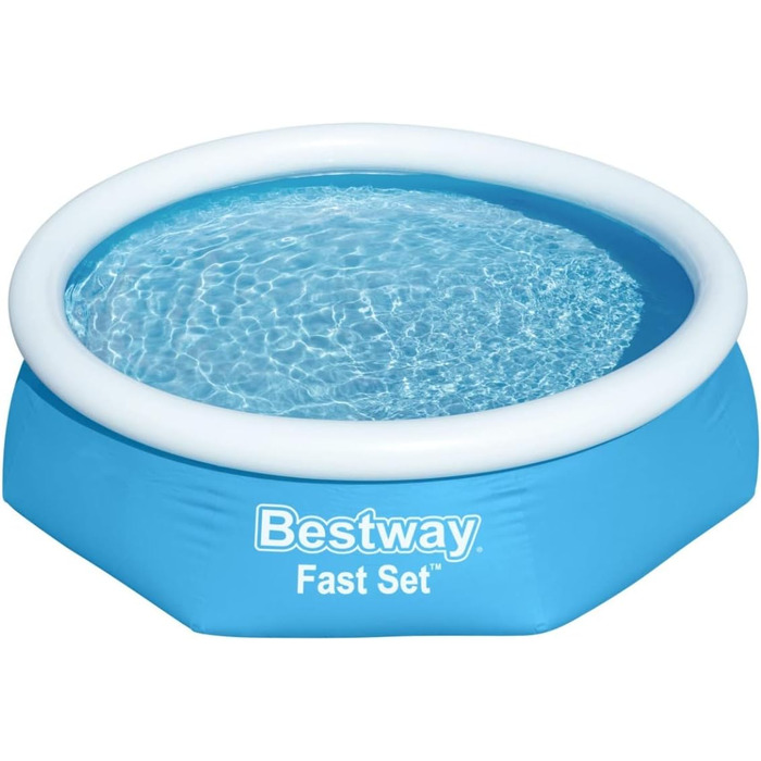 Наземний басейн Bestway Fast Set без насоса Ø 244 x 61 см, синій, круглий