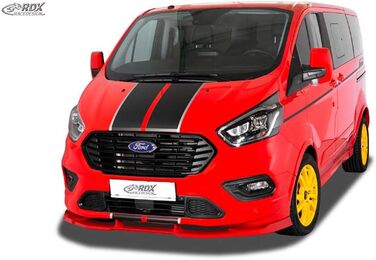 Передній спойлер Vario-X сумісний з Ford Transit Custom & Tourneo Custom ST-Line 2018- (PU)