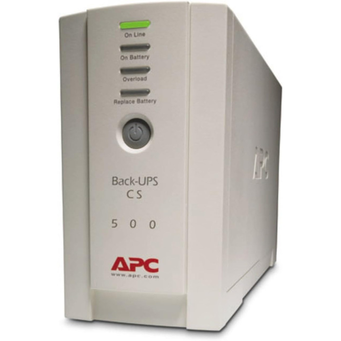 ДБЖ APC Back-UPS CS - BK650EI - джерело безперебійного живлення 650 ВА (4 виходи IEC, захист від перенапруг) (вихідна потужність 500 ВА, одинарний)