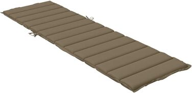 Подушка для шезлонгу CIADAZ Melange Taupe 200x50x4 см тканина, подушка для шезлонга, подушка для шезлонга, подушка для шезлонга, подушка для лавки, подушка для стільця для високих стільців, подушки для шезлонга - 4002506