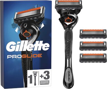 Бритва Gillette Fusion5 ProGlide для чоловіків плюс 3 леза з технологією Flexball