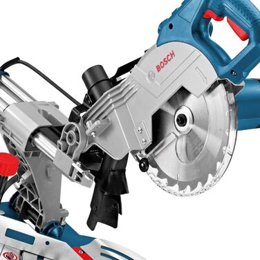 Професійна торцювальна пила Bosch GCM 800 SJ (потужність 1400 Вт, діаметр пильного диска 216 мм, в комплекті 1 циркулярне пиляльне полотно, шестигранний ключ)