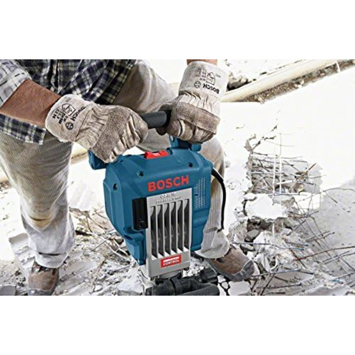 Ударний молоток Bosch Professional GSH 16-30 (у комплекті з додатковою ручкою, ручкою для перенесення, мастилом, машинною ганчіркою, загостреним зубилом , шестигранником 30 мм, 400 мм, візком) 30 мм Базовий