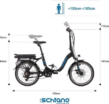 Дюймів E-Bike Pedelec, e Bike електричні велосипеди для чоловіків/жінок до 25 км/год складаний велосипед з мотором Shimano коробка передач Комфортний велосипед для дорослих Велосипед електричний велосипед, 20