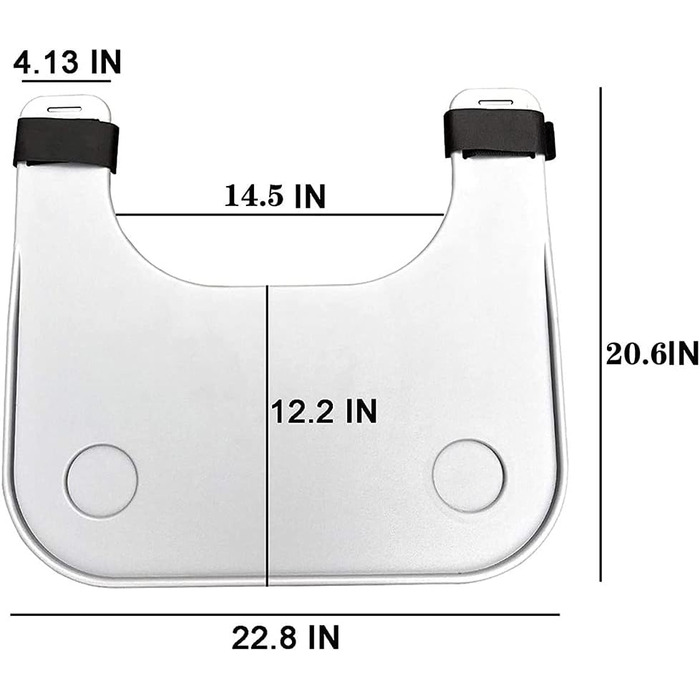 Столик для підносів для інвалідних візків SLZHEE, знімний піднос для інвалідного візка з підсклянником, аксесуари для інвалідних візків для письма, читання та їжі, відпочинку