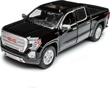 НОВИЙ G*M*C Sierra 1500 Denali Crew Cab Pick-Up Black 2019 1/27 1/24 Motormax Модель автомобіля з індивідуальним номерним знаком